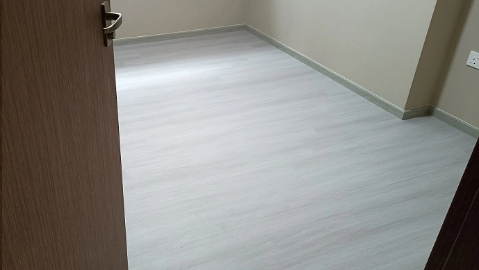 Vinyl flooring for HDB bedroom.