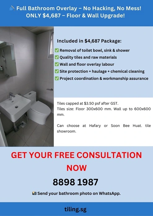 toilet-overlay-package-wall-floor brochure of toilet overlay floor and wall in Singapore